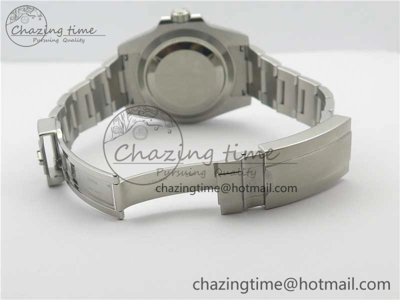 Submariner 116610 LN Black Ceramic ZZF 904L 1:1 Best Edition on SS Bracelet SA3135 V Reliable 3200