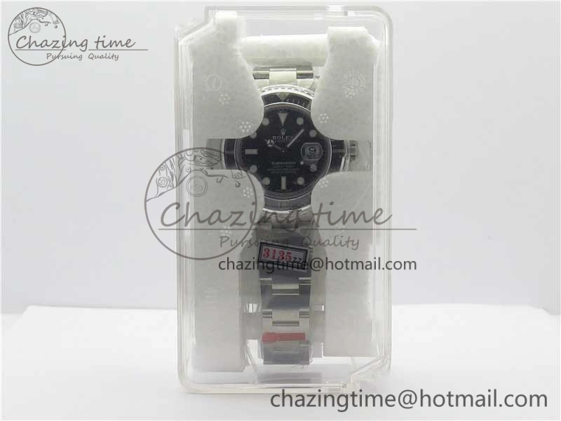 Submariner 116610 LN Black Ceramic ZZF 904L 1:1 Best Edition on SS Bracelet SA3135 V Reliable 3200