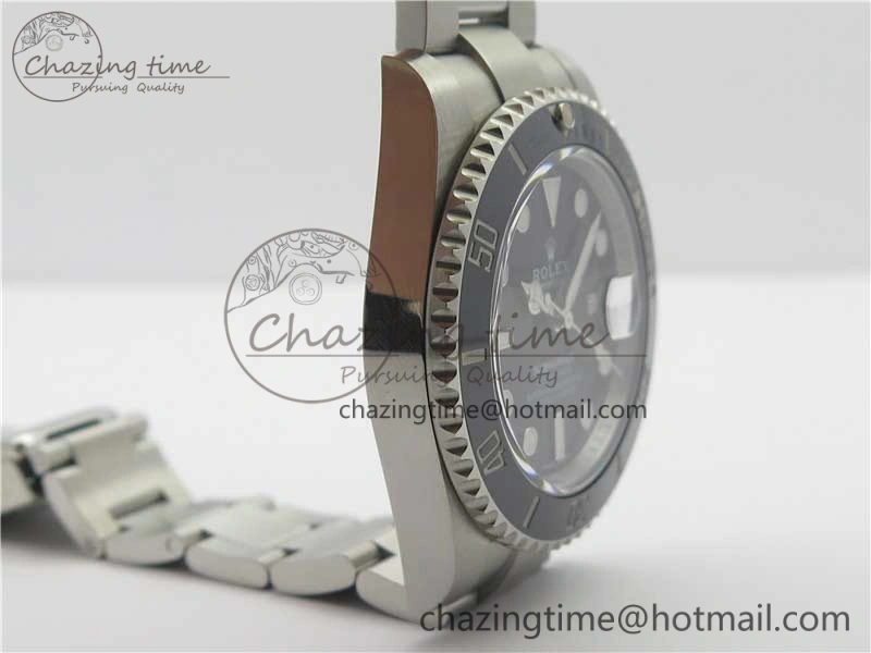 Submariner 116610 LN Black Ceramic ZZF 904L 1:1 Best Edition on SS Bracelet SA3135 V Reliable 3200