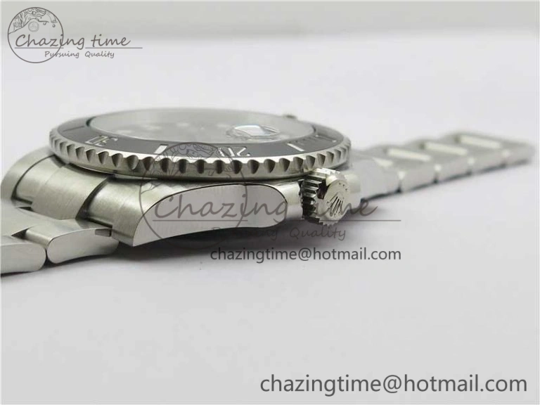 Tailored Submariner 116610 LN Black Ceramic ZZF 904L 1:1 Best Edition on SS Bracelet VR3135 V 2870