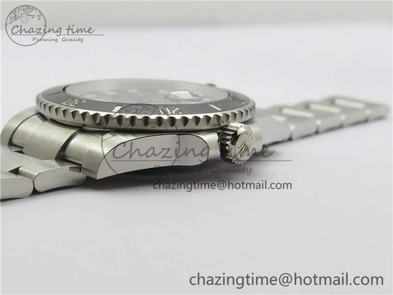Tailored Submariner 116610 LN Black Ceramic ZZF 904L 1:1 Best Edition on SS Bracelet VR3135 V 2870