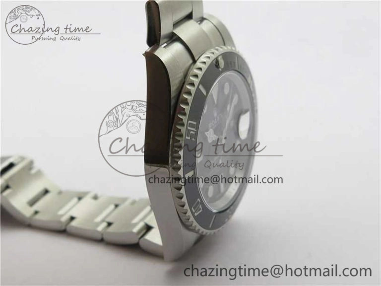 Tailored Submariner 116610 LN Black Ceramic ZZF 904L 1:1 Best Edition on SS Bracelet VR3135 V 2870