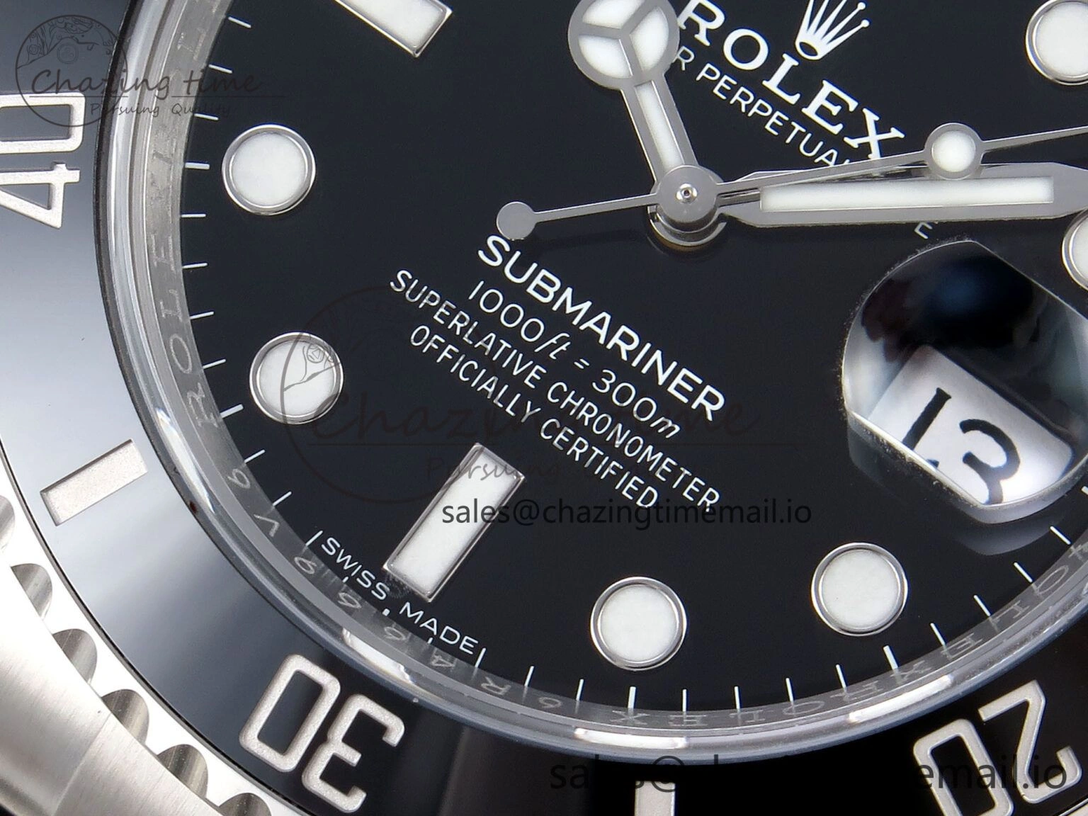 Submariner 116610 LN HGF 1:1 Best Edition Black Dial on SS Bracelet SH3135 V TravelReady 1267