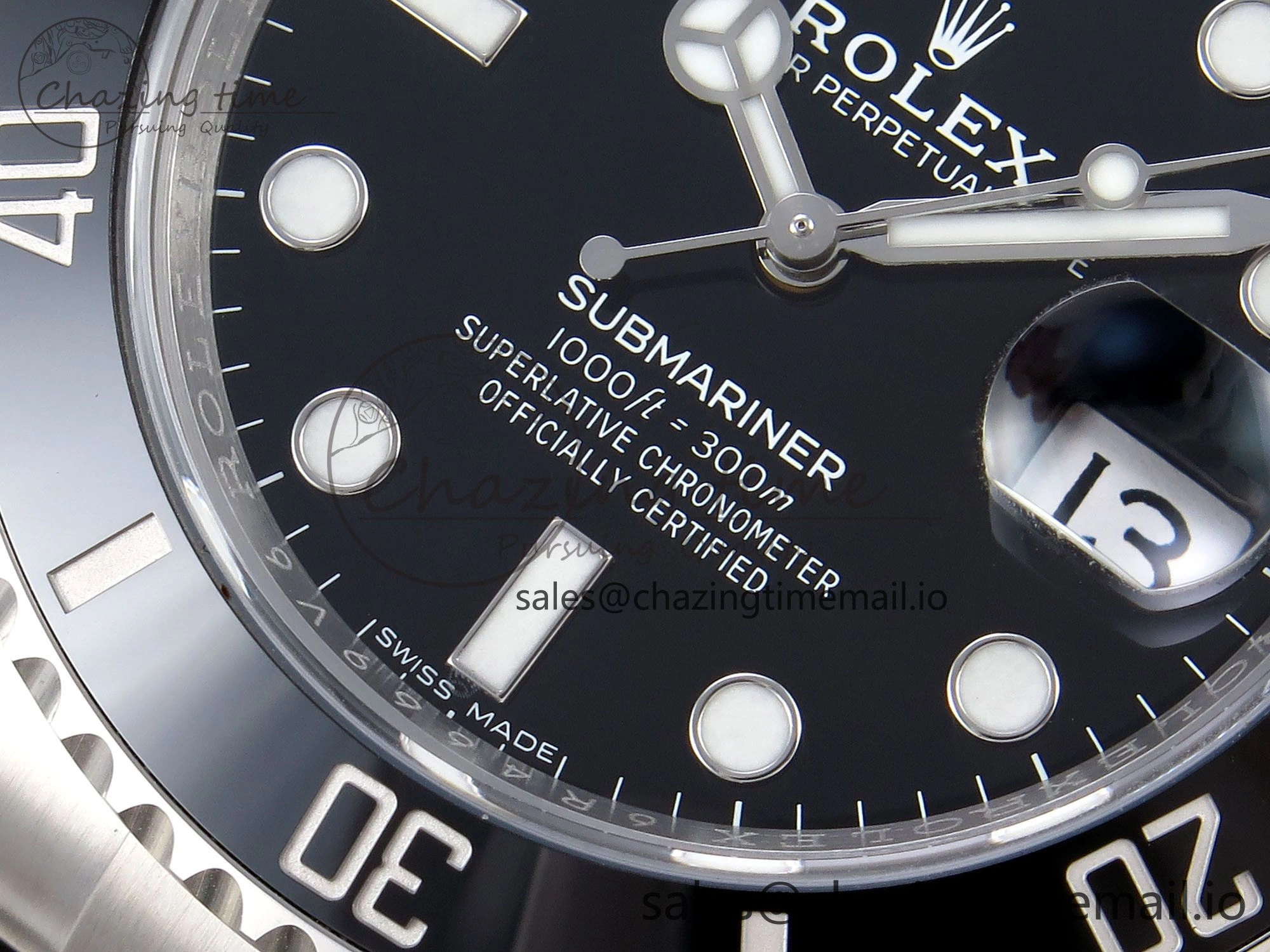 Submariner 116610 LN HGF 1:1 Best Edition Black Dial on SS Bracelet SH3135 V TravelReady 1267