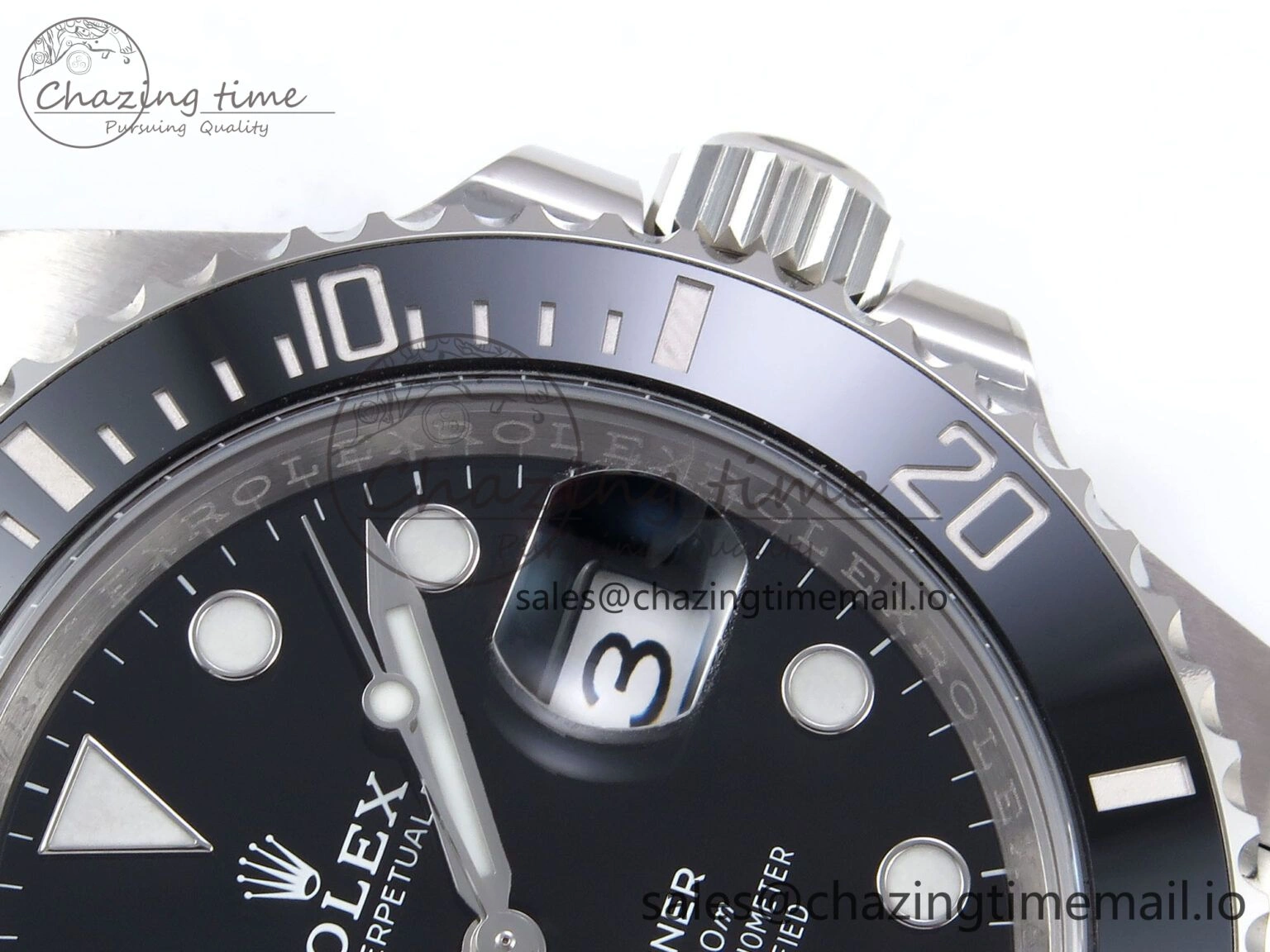 Submariner 116610 LN HGF 1:1 Best Edition Black Dial on SS Bracelet SH3135 V TravelReady 1267
