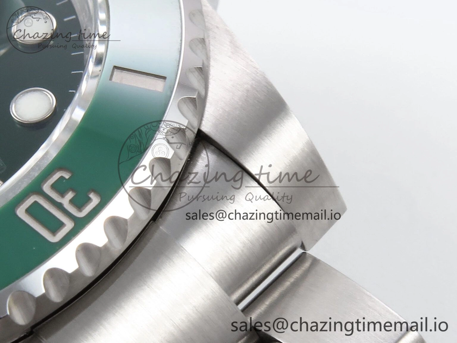 Submariner 116610 LV 40mm RF 1:1 Best Edition Green Ceramic on SS 904L Bracelet Steel VR WaterResistant 1014