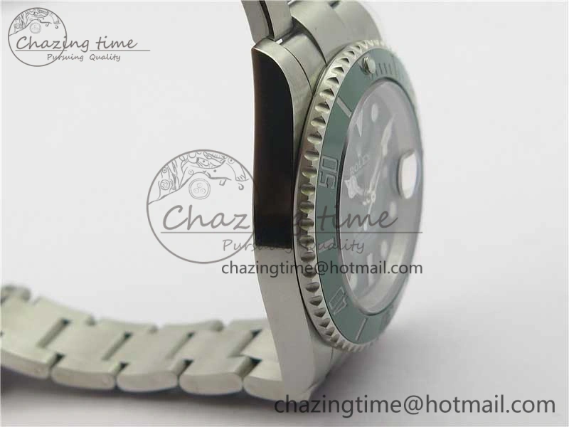 Submariner 116610 LV Green Ceramic 316L Bp Maker 1:1 Best Edition Green Dial on SS Bracelet SA3135 V Functional 3017