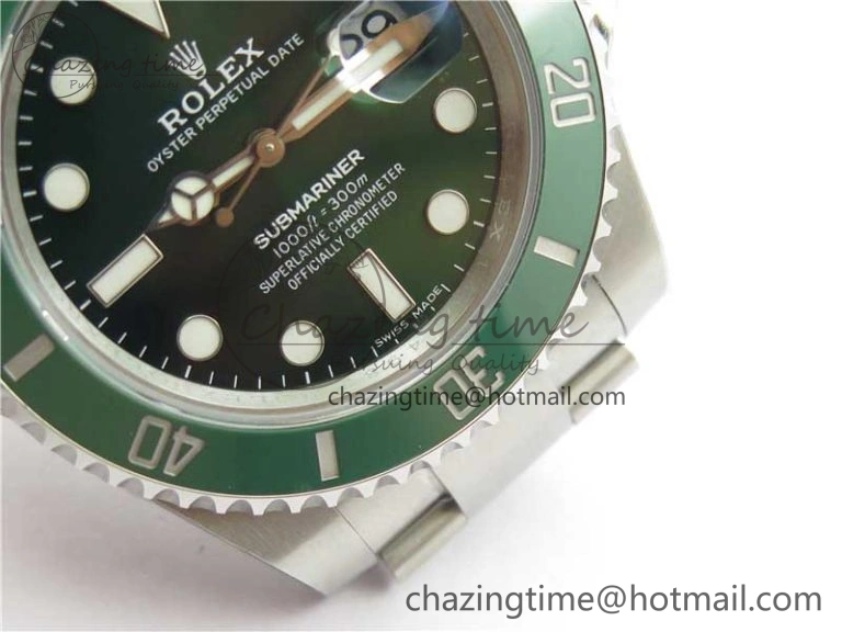 Attractive Submariner 116610 LV Green Ceramic 316L Steel Noob 1:1 Best Edition V10. 2864