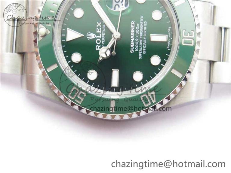 Attractive Submariner 116610 LV Green Ceramic 316L Steel Noob 1:1 Best Edition V10. 2864