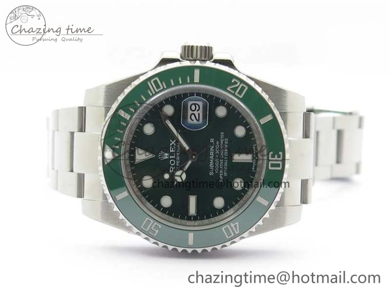 Refined Submariner 116610 LV Green Ceramic 904L Steel V6F 1:1 Best Edition VS3135 V2 (Free Rubber B) 2697