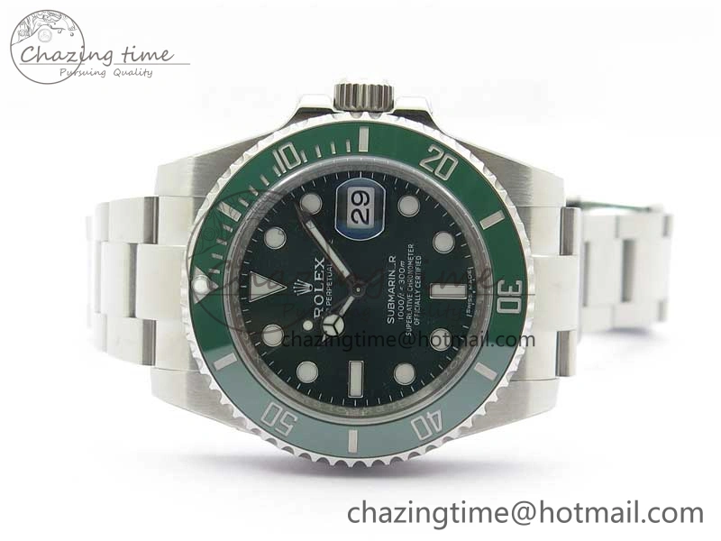 Refined Submariner 116610 LV Green Ceramic 904L Steel V6F 1:1 Best Edition VS3135 V2 (Free Rubber B) 2697