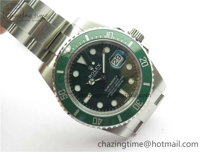 Refined Submariner 116610 LV Green Ceramic 904L Steel V6F 1:1 Best Edition VS3135 V2 (Free Rubber B) 2697