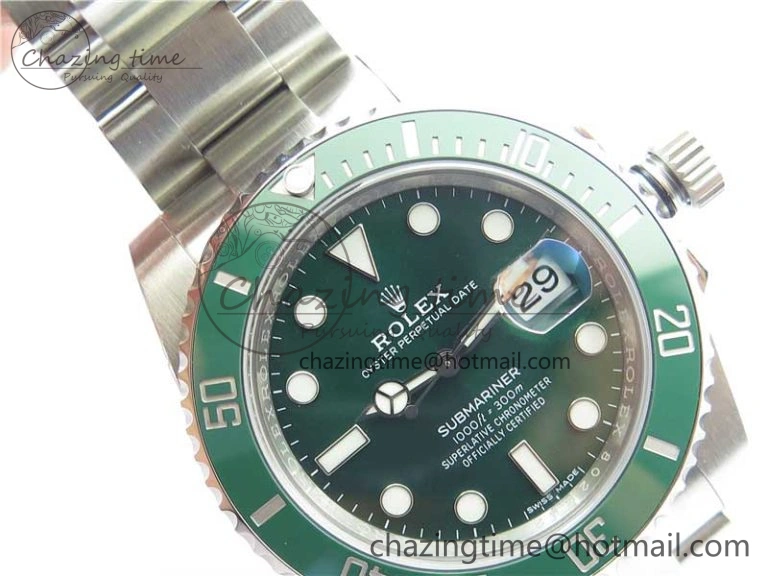 Refined Submariner 116610 LV Green Ceramic 904L Steel V6F 1:1 Best Edition VS3135 V2 (Free Rubber B) 2697
