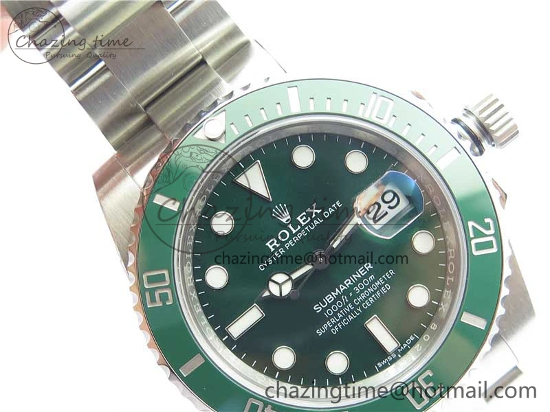 Refined Submariner 116610 LV Green Ceramic 904L Steel V6F 1:1 Best Edition VS3135 V2 (Free Rubber B) 2697