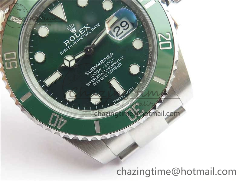 Refined Submariner 116610 LV Green Ceramic 904L Steel V6F 1:1 Best Edition VS3135 V2 (Free Rubber B) 2697