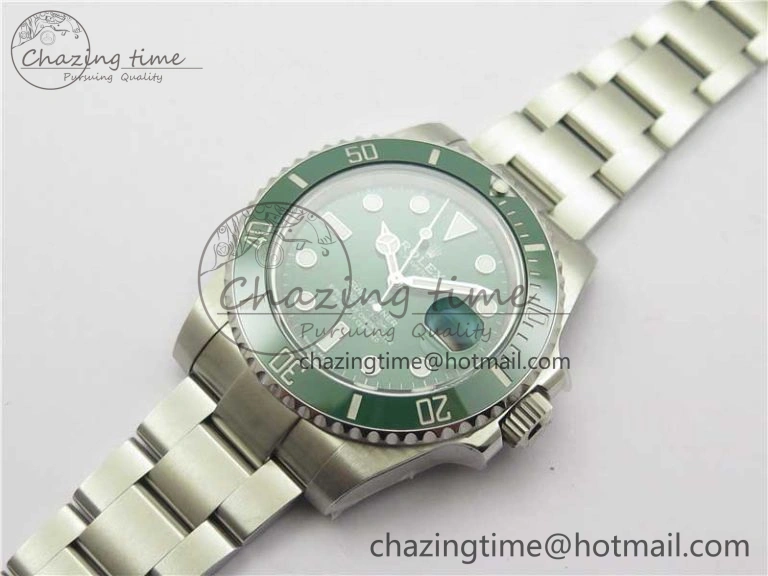 Refined Submariner 116610 LV Green Ceramic 904L Steel V6F 1:1 Best Edition VS3135 V2 (Free Rubber B) 2697