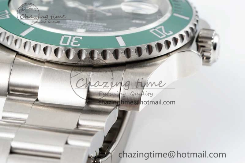 Submariner 116610 LV Green Ceramic APSF 1:1 Best Edition on SS Bracelet VR Modern 2376