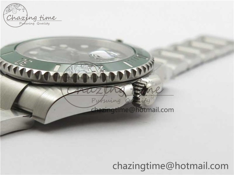 Submariner 116610 LV Green Ceramic ARF 1:1 Best Edition 904L SS Case and Bracelet A2824 V Affordable 2849