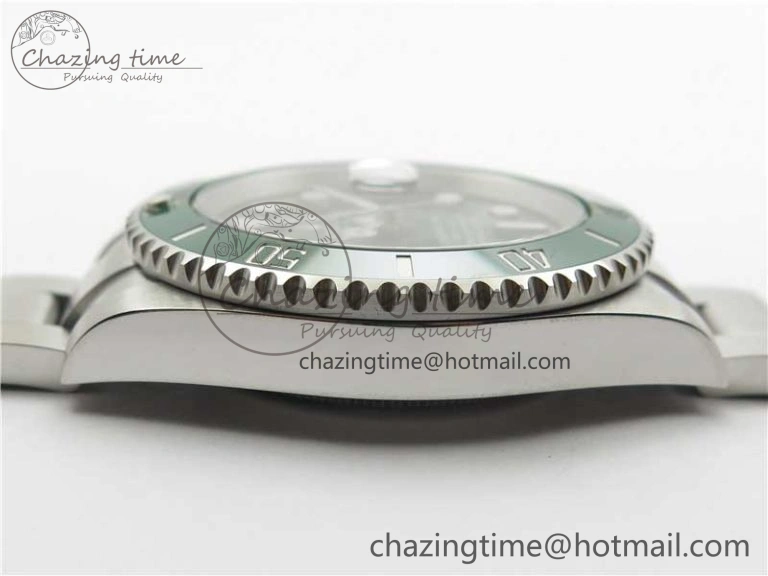 Submariner 116610 LV Green Ceramic ARF 1:1 Best Edition 904L SS Case and Bracelet A2824 V Affordable 2849