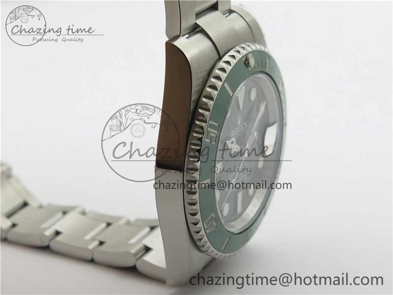 Submariner 116610 LV Green Ceramic ARF 1:1 Best Edition 904L SS Case and Bracelet A2824 V Affordable 2849
