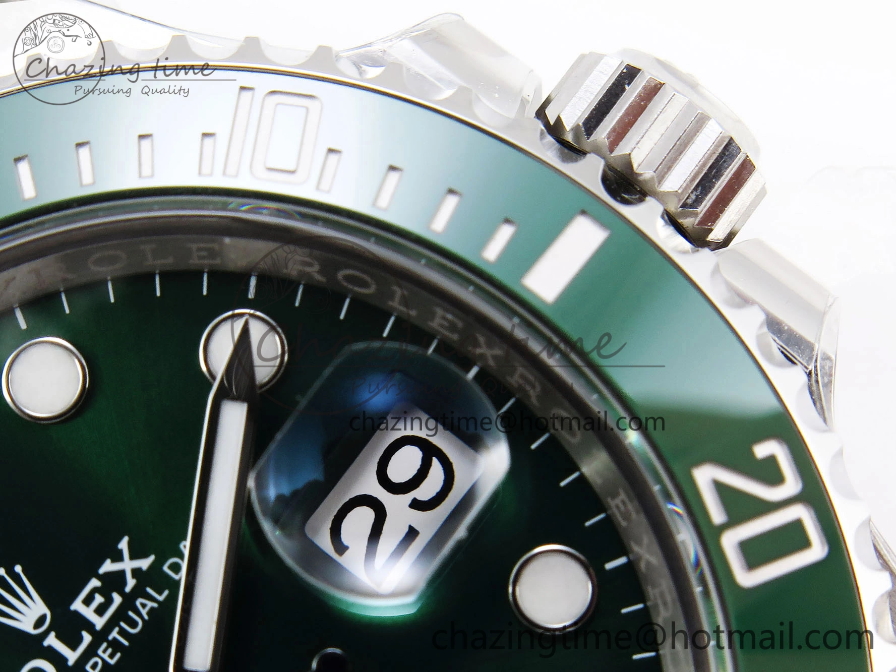 Submariner 116610 LV Green Ceramic Clean Factory 1:1 Best Edition 904L SS Case and Bracelet VS HighQuality 1875