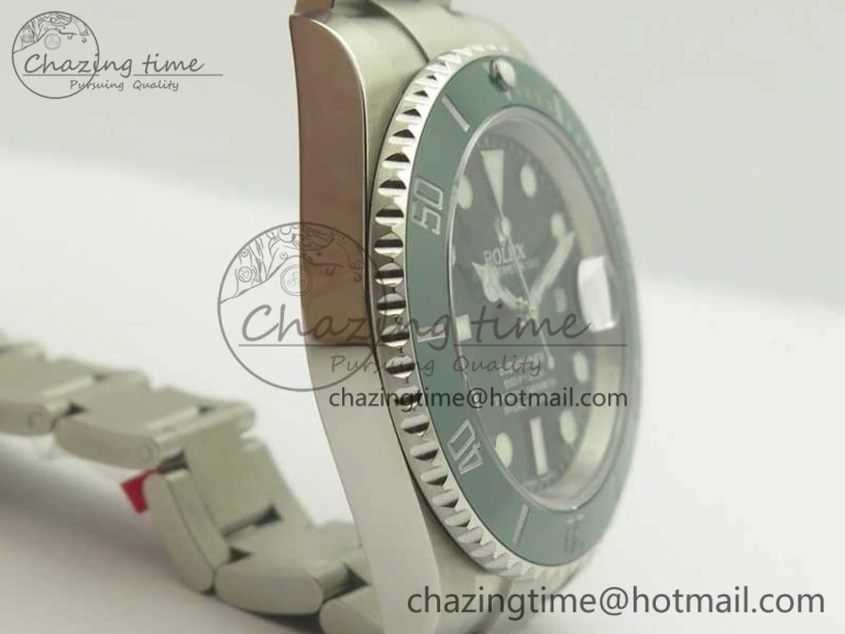 FashionForward Submariner 116610 LV Green Ceramic DJF 1:1 Best Edition 904L SS Case And Bracelet SA 3416