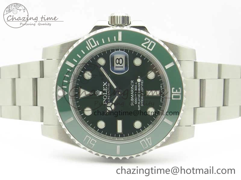 FashionForward Submariner 116610 LV Green Ceramic DJF 1:1 Best Edition 904L SS Case And Bracelet SA 3416