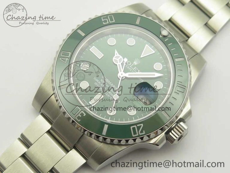 FashionForward Submariner 116610 LV Green Ceramic DJF 1:1 Best Edition 904L SS Case And Bracelet SA 3416