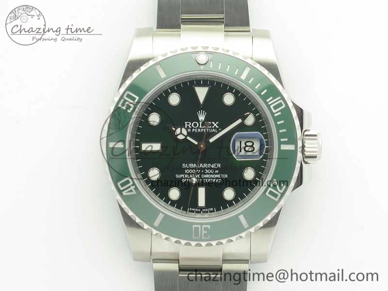 FashionForward Submariner 116610 LV Green Ceramic DJF 1:1 Best Edition 904L SS Case And Bracelet SA 3416