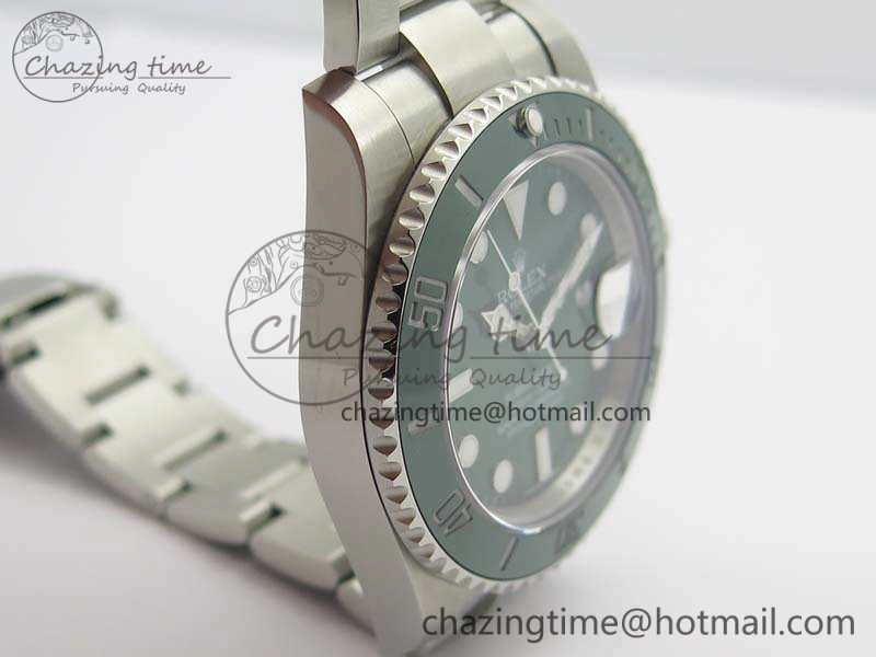 Submariner 116610 LV Green Ceramic GMF 1:1 Best Edition 904L SS Case And Bracelet SA Elegant 3513