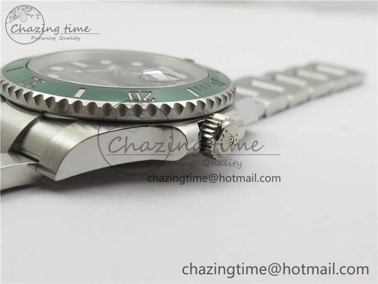 Submariner 116610 LV Green Ceramic Noob 1:1 Best Edition 904L SS Case and Bracelet A2836 V Refined 2783