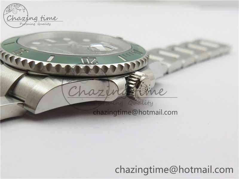 Submariner 116610 LV Green Ceramic Noob 1:1 Best Edition 904L SS Case and Bracelet A2836 V Refined 2783