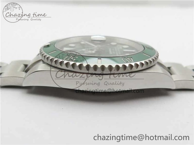 Submariner 116610 LV Green Ceramic Noob 1:1 Best Edition 904L SS Case and Bracelet A2836 V Refined 2783