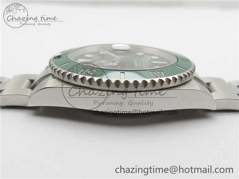 Submariner 116610 LV Green Ceramic Noob 1:1 Best Edition 904L SS Case and Bracelet A2836 V Refined 2783