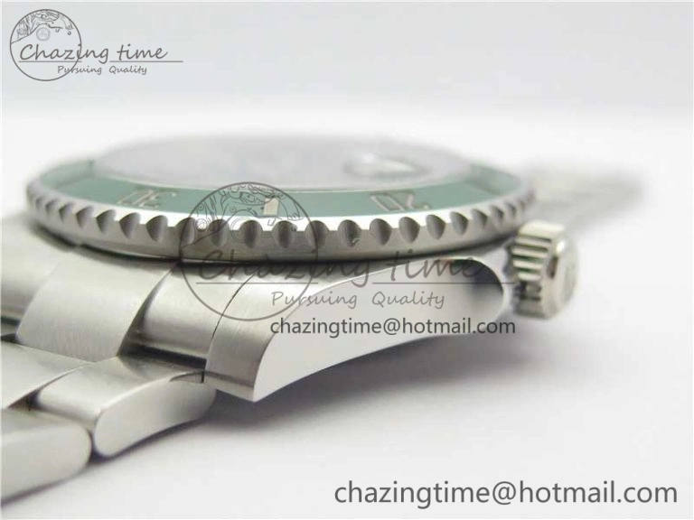 Submariner 116610 LV Green Ceramic Noob 1:1 Best Edition 904L SS Case and Bracelet SA3135 V FlexibleFit 3226