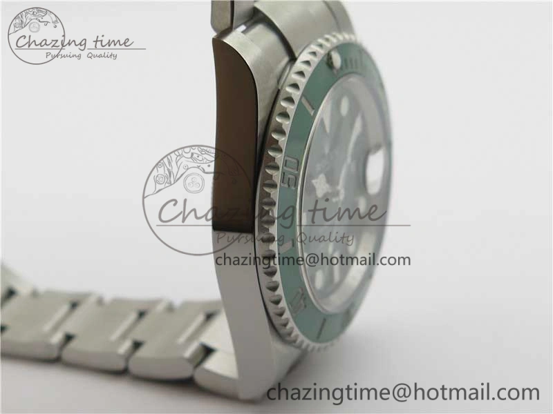 Submariner 116610 LV Green Ceramic Noob 1:1 Best Edition 904L SS Case and Bracelet SA3135 V Neat 2923