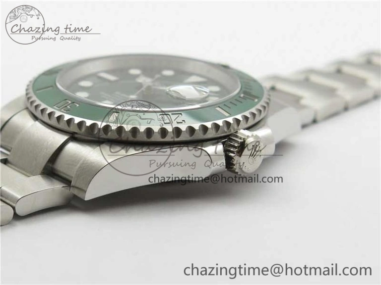 Submariner 116610 LV Green Ceramic Noob 1:1 Best Edition 904L SS Case and Bracelet SA3135 V Neat 2923