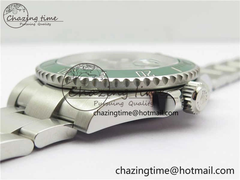 Submariner 116610 LV Green Ceramic Noob 1:1 Best Edition 904L SS Case and Bracelet VR3135 V Cozy 2635