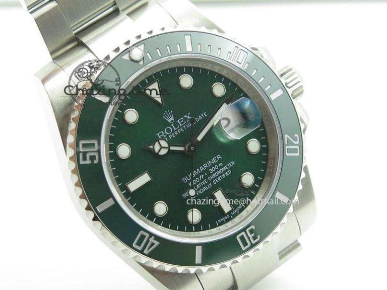 TimelessDesign Submariner 116610 LV Green Ceramic V5 Noob Best Edition A 1837
