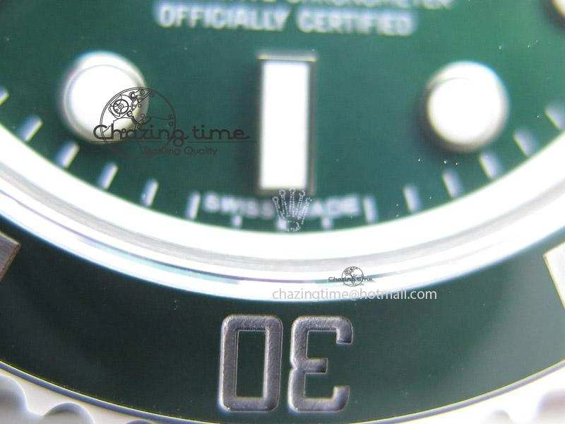 TimelessDesign Submariner 116610 LV Green Ceramic V5 Noob Best Edition A 1837