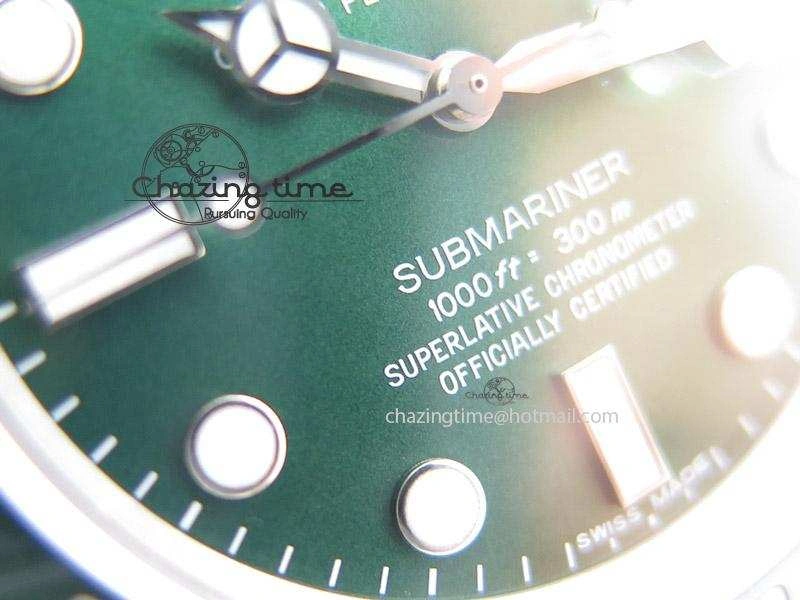 TimelessDesign Submariner 116610 LV Green Ceramic V5 Noob Best Edition A 1837