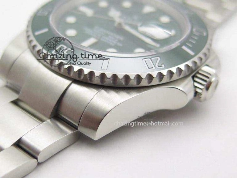TimelessDesign Submariner 116610 LV Green Ceramic V5 Noob Best Edition A 1837