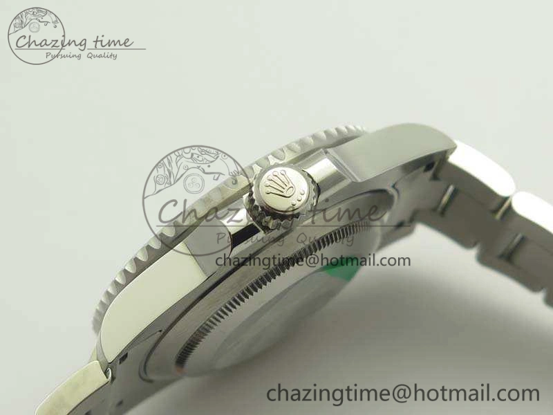 Submariner 116610 LV Green Ceramic V8s Noob Best Edition On SS Bracelet A Effortless 3481