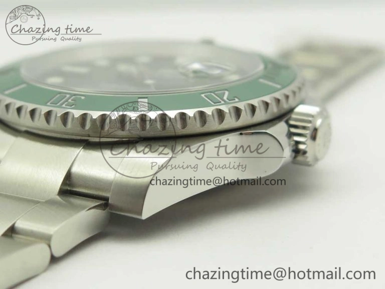 Submariner 116610 LV Green Ceramic V9F 904L 1:1 Best Edition on SS Bracelet SA Original 3292