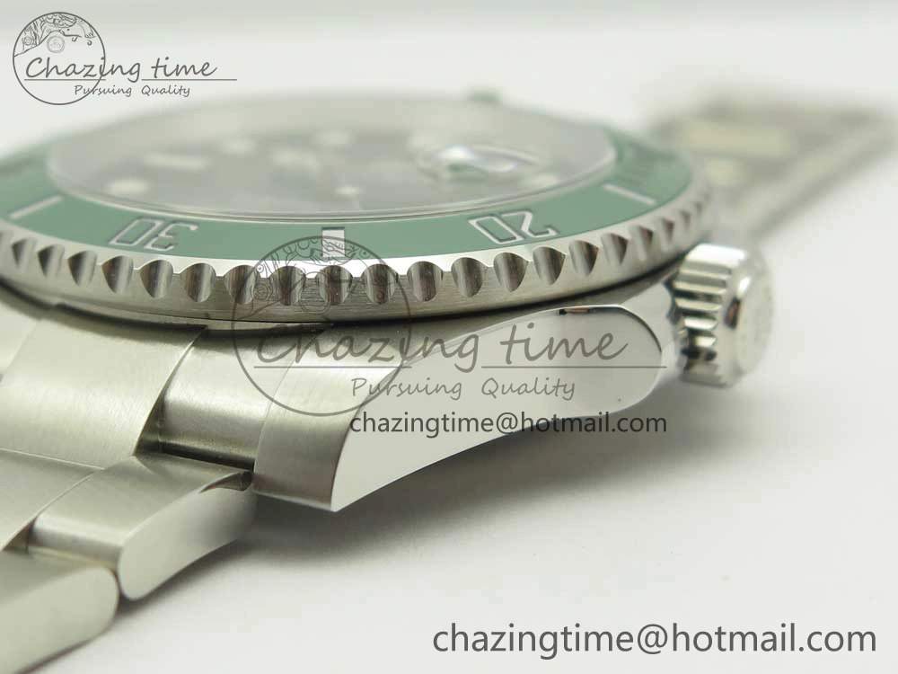 Submariner 116610 LV Green Ceramic V9F 904L 1:1 Best Edition on SS Bracelet SA Original 3292