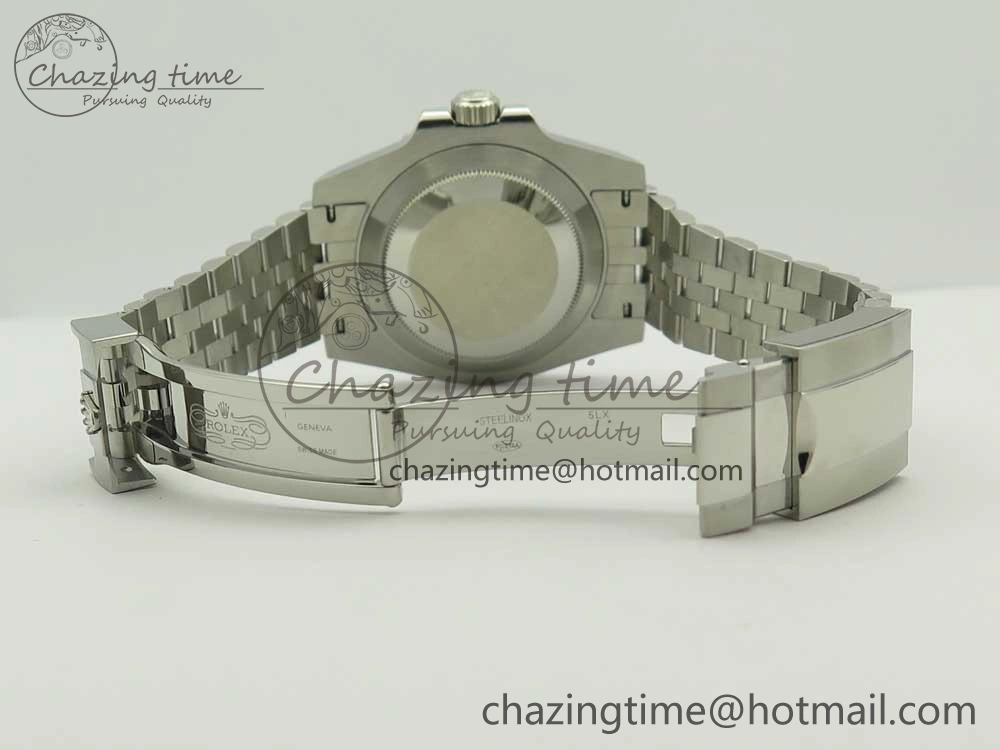 Submariner 116610 LV Green Ceramic V9F 904L 1:1 Best Edition on SS Jubilee Bracelet SA Flexible 3302