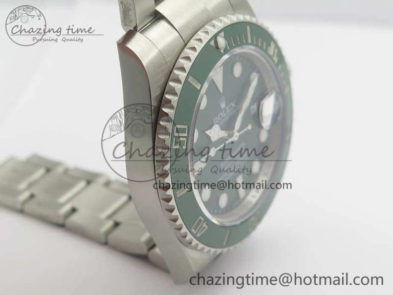 Classic Submariner 116610 LV Green Ceramic VRF 1:1 Best Edition on SS Bracelet A2836 MAX Version 3553