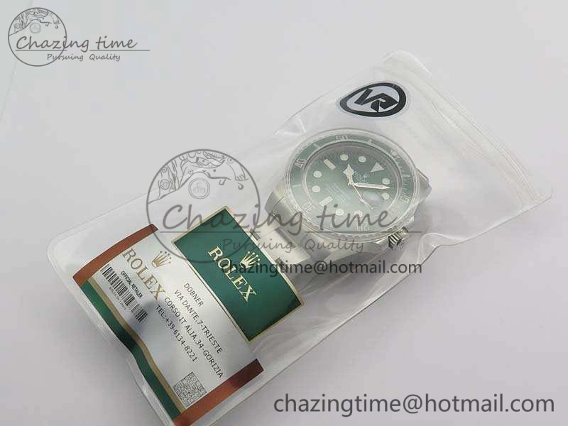Classic Submariner 116610 LV Green Ceramic VRF 1:1 Best Edition on SS Bracelet A2836 MAX Version 3553