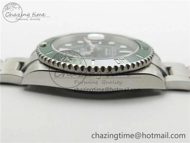 SunProtective Submariner 116610 LV Green Ceramic ZF 1:1 Best Edition 904L SS Case and Bracelet VR 2892