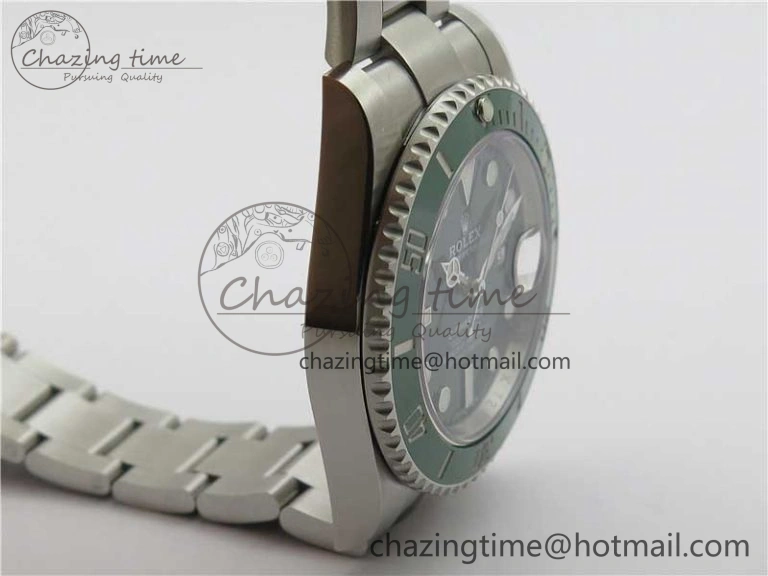SunProtective Submariner 116610 LV Green Ceramic ZF 1:1 Best Edition 904L SS Case and Bracelet VR 2892